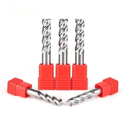 HRC50° Carbide General Processing 4 Flute Tungsten Flat End Mill Cutter