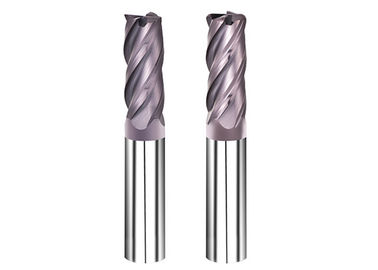HRC50° Corner Radius 4 Flutes Tungsten Carbide General Processing End Mills Cutter