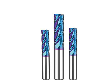 HRC55 ° Flat End Mill Cutter High Performance Tungsten Carbide Milling Cutters Nano