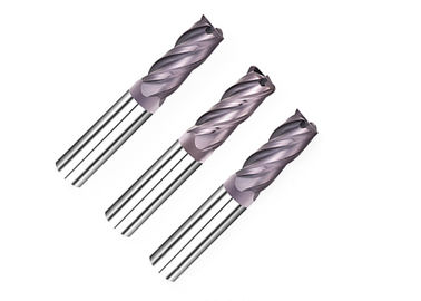 HRC50° Corner Radius 4 Flutes Tungsten Carbide General Processing End Mills Cutter
