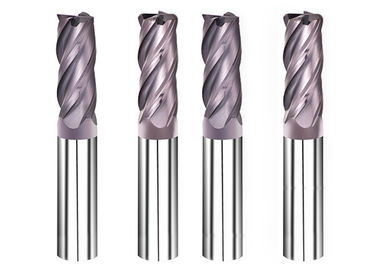 HRC50° Corner Radius 4 Flutes Tungsten Carbide General Processing End Mills Cutter