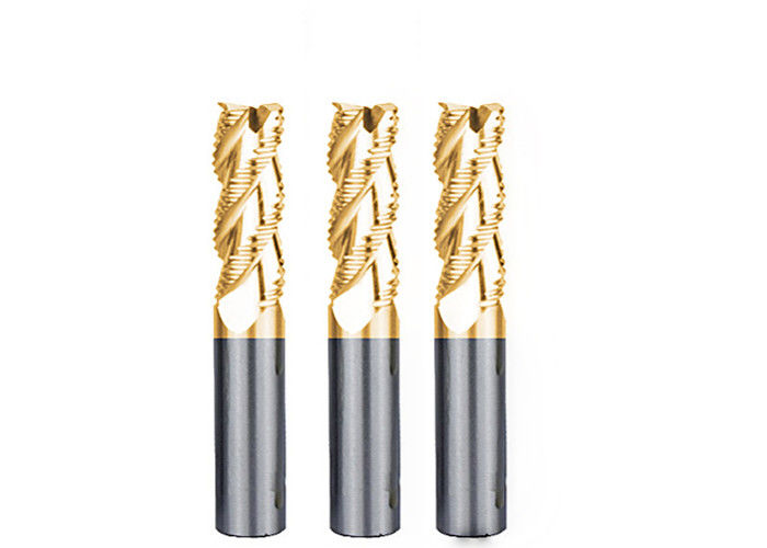 HRC55° Corrugated Solid Carbide Roughing Tungsten Carbide Material Cnc Roughing End Mill Ripple Milling Cutter